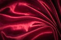 Red silk textile background