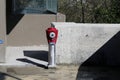 Red and Silver Colored Fire Hydrant in Baden, Switzerland