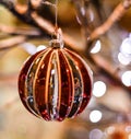 Glass Christmas ball decoration