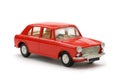 Red Sixties British Toy model car Royalty Free Stock Photo
