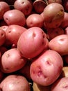 Potatoes, Red Skin Potato, Local Farmers Market Royalty Free Stock Photo