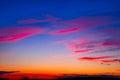 Red sky clouds nature sunset Royalty Free Stock Photo