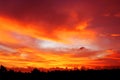 Red sky Royalty Free Stock Photo