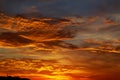 sunset red sky cloud cloudscape, landscape