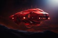 Red Sky Voyager: A Cinematic Journey Through a Futuristic Spaces