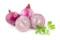 Red sliced onion