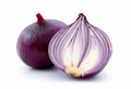 Red sliced onion