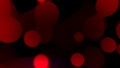 red slime morphed drops with particles - dark bokeh bg - abstract 3D rendering Royalty Free Stock Photo