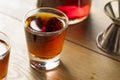 Red Sloe Gin Liqueur Royalty Free Stock Photo