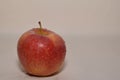 Red small apple isolated on white background