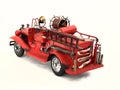 Handmade lifelike model of a old firetruck.Home and office decoration Toy.