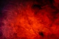 Red Smoke Abstract Background , Fire Hell Concept Lights
