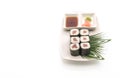 red snapper maki sushi- japanese food style Royalty Free Stock Photo