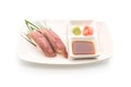 red snapper nigiri sushi- japanese food style Royalty Free Stock Photo