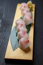 Red snapper pressed sushi