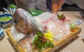 Red snapper sashimi