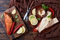 Red snapper served on a plate