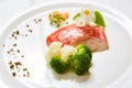 The red snapper with vegetable. Shallow dof. Royalty Free Stock Photo