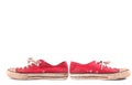 Red Sneakers isolated Royalty Free Stock Photo