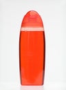 Red soap bottle