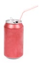 Red soda can Royalty Free Stock Photo