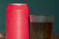 red soda can Royalty Free Stock Photo