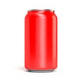 Red soda can Royalty Free Stock Photo