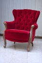 Red sofa Royalty Free Stock Photo
