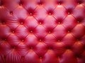 red sofa leather background Royalty Free Stock Photo