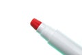 Red soft-tip pen Royalty Free Stock Photo