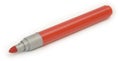 Red soft-tip pen Royalty Free Stock Photo