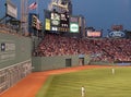 Red Sox Outfielders stand in position Royalty Free Stock Photo