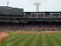 Red Sox Pitcher gets ready to throw a pitch Royalty Free Stock Photo