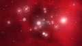 Red space activity with many little stars, modern 3d render abstraction, computer generated Royalty Free Stock Photo