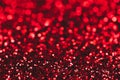 Red sparkle background. bright and festive. St. Valentine`s concept of greeting. Macro photo Royalty Free Stock Photo