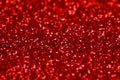 Red Sparkle Glitter background. Holiday, Christmas, Valentines, Beauty and Nails abstract texture