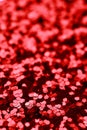 Red Sparkle Glitter background. Holiday, Christmas, Valentines, Beauty and Nails abstract texture Royalty Free Stock Photo