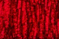 Red Sparkling Lights Festive background with texture. Abstract Christmas twinkled bright bokeh. Red glitter texture Royalty Free Stock Photo