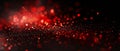 Red sparkly bokeh background Royalty Free Stock Photo
