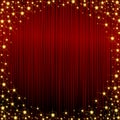 Red sparkly frame Royalty Free Stock Photo