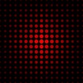 Red speck on black background seamless pattern