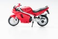 Red speed motorcycle Royalty Free Stock Photo