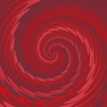 Red spiral pattern - digitally rendered background Royalty Free Stock Photo