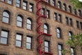 Red Spiral Staircase Royalty Free Stock Photo