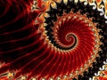 Red spirals Royalty Free Stock Photo