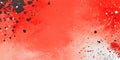 Red splash paint abstract background with watercolor texture Royalty Free Stock Photo