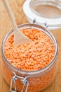 Red split lentils