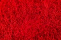 Red sponge texture background. Close up, macro photo Royalty Free Stock Photo