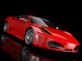 Red sport car Royalty Free Stock Photo