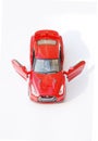 Red sport car model Royalty Free Stock Photo